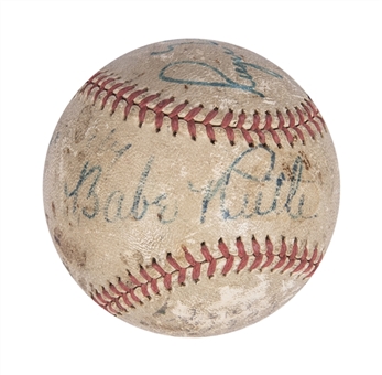 Babe Ruth & Roger Maris Dual Signed Official League Baseball (JSA)